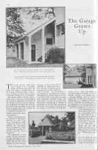 Better Homes & Gardens May 1930 Magazine Article: The Garage Grows Up