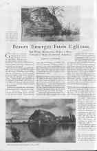 Better Homes & Gardens May 1930 Magazine Article: Beauty Emerges From Ugliness