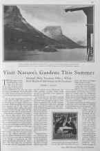 Better Homes & Gardens June 1930 Magazine Article: Visit Nature's Gardens This Summer
