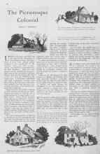 Better Homes & Gardens June 1930 Magazine Article: The Picturesque Colonial