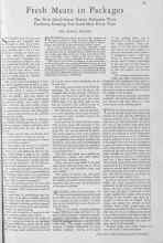 Better Homes & Gardens June 1930 Magazine Article: Fresh Meats in Packages