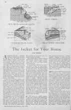 Better Homes & Gardens June 1930 Magazine Article: The Jacket for Your House