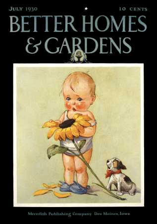Better Homes & Gardens July 1930 Magazine Cover