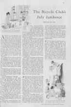Better Homes & Gardens July 1930 Magazine Article: The Bicycle Club's July Jamboree