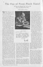 Better Homes & Gardens July 1930 Magazine Article: The Fun of Front-Porch Travel