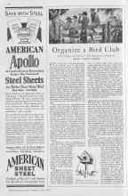 Better Homes & Gardens July 1930 Magazine Article: Organize a Bird Club