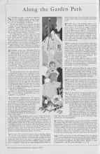 Better Homes & Gardens August 1930 Magazine Article: Along the Garden Path