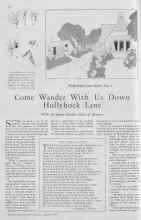 Better Homes & Gardens August 1930 Magazine Article: Come Wander With Us Down Hollyhock Lane With the Junior Garden Clubs of America