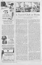 Better Homes & Gardens August 1930 Magazine Article: A Travel Club at Home