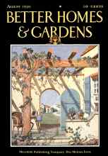 Better Homes & Gardens August 1930 Magazine Cover