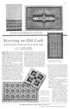 Better Homes & Gardens September 1930 Magazine Article: Reviving an Old Craft