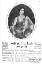 Better Homes & Gardens September 1930 Magazine Article: Portrait of a Lady (not quite)