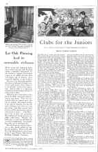 Better Homes & Gardens September 1930 Magazine Article: Clubs for the Juniors