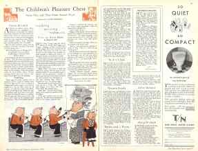 Better Homes & Gardens September 1930 Magazine Article: The Children's Pleasure Chest