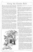 Better Homes & Gardens October 1930 Magazine Article: Along the Garden Path