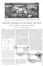Better Homes & Gardens October 1930 Magazine Article: Orderly Design in the Rock Garden