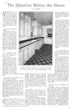 Better Homes & Gardens October 1930 Magazine Article: The Question Before the House