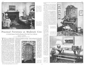 Better Homes & Gardens October 1930 Magazine Article: Practical Furniture at Moderate Cost