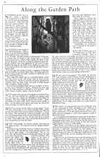 Better Homes & Gardens November 1930 Magazine Article: Along the Garden Path