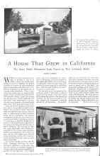 Better Homes & Gardens November 1930 Magazine Article: A House That Grew in California