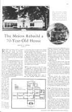 Better Homes & Gardens November 1930 Magazine Article: The Meiers Rebuild a 70-Year-Old House