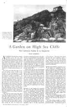 Better Homes & Gardens November 1930 Magazine Article: A Garden on High Sea Cliffs