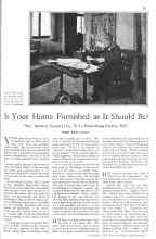 Better Homes & Gardens November 1930 Magazine Article: Is Your Home Furnished as It Should Be?