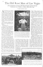 Better Homes & Gardens November 1930 Magazine Article: The Old Rose Man of Las Vegas