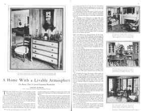 Better Homes & Gardens November 1930 Magazine Article: A Home With a Livable Atmosphere