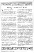 Better Homes & Gardens December 1930 Magazine Article: Along the Garden Path