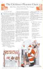 Better Homes & Gardens December 1930 Magazine Article: The Children's Pleasure Chest