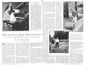 Better Homes & Gardens December 1930 Magazine Article: Why Not Give Music This Christmas?