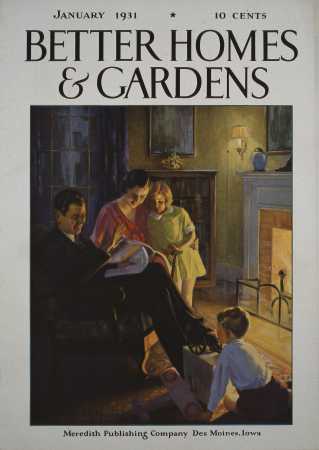 Better Homes & Gardens January 1931 Magazine Cover