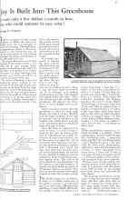 Better Homes & Gardens January 1931 Magazine Article: Joy Is Built Into This Greenhouse