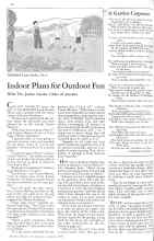 Better Homes & Gardens January 1931 Magazine Article: Indoor Plans for Outdoor Fun