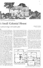 Better Homes & Gardens January 1931 Magazine Article: A Small Colonial House
