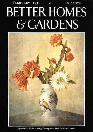 Better Homes & Gardens February 1931 Magazine Cover