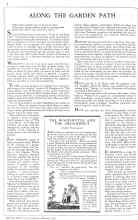 Better Homes & Gardens February 1931 Magazine Article: ALONG THE GARDEN PATH