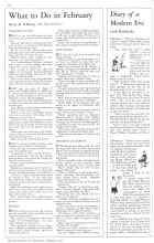 Better Homes & Gardens February 1931 Magazine Article: What to Do in February