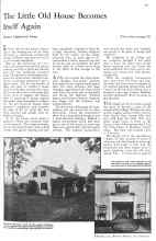 Better Homes & Gardens February 1931 Magazine Article: The Little Old House Becomes Itself Again