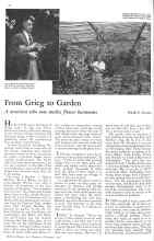 Better Homes & Gardens February 1931 Magazine Article: From Grieg to Garden