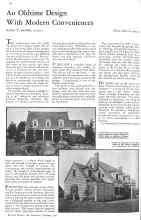 Better Homes & Gardens February 1931 Magazine Article: An Oldtime Design With Modern Conveniences