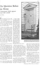 Better Homes & Gardens February 1931 Magazine Article: The Question Before the House