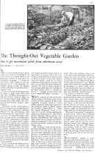 Better Homes & Gardens February 1931 Magazine Article: The Thought-Out Vegetable Garden