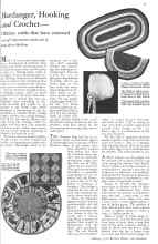 Better Homes & Gardens February 1931 Magazine Article: Hardanger, Hooking and Crochet