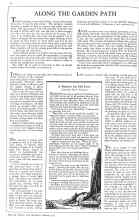 Better Homes & Gardens March 1931 Magazine Article: ALONG THE GARDEN PATH