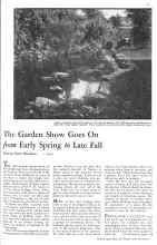 Better Homes & Gardens March 1931 Magazine Article: The Garden Show Goes On from Early Spring to Late Fall