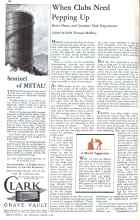 Better Homes & Gardens March 1931 Magazine Article: When Clubs Need Pepping Up