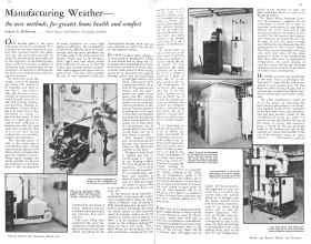 Better Homes & Gardens March 1931 Magazine Article: Manufacturing Weather--the new methods, for greater home health and comfort