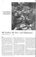 Better Homes & Gardens April 1931 Magazine Article: My Garden, My Son--and Diplomacy!